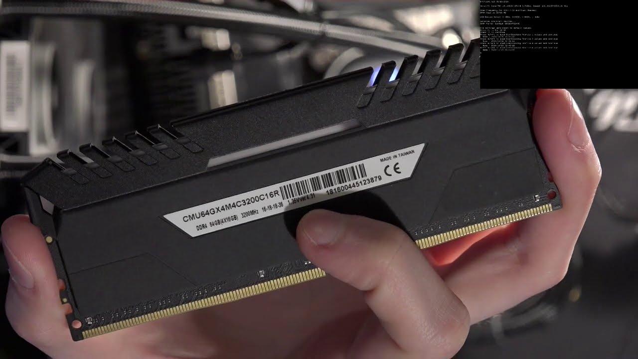 Trying out some 2x16GB 3200 CL16 Corsair Vengeance dual rank Samsung B-die sticks on MSI Z490 Unify