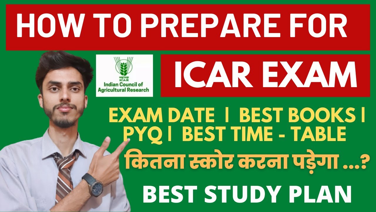 How to prepare for Icar 2022 | Icar Exam date, Best books, Exam pattern, Icar cracking strategy