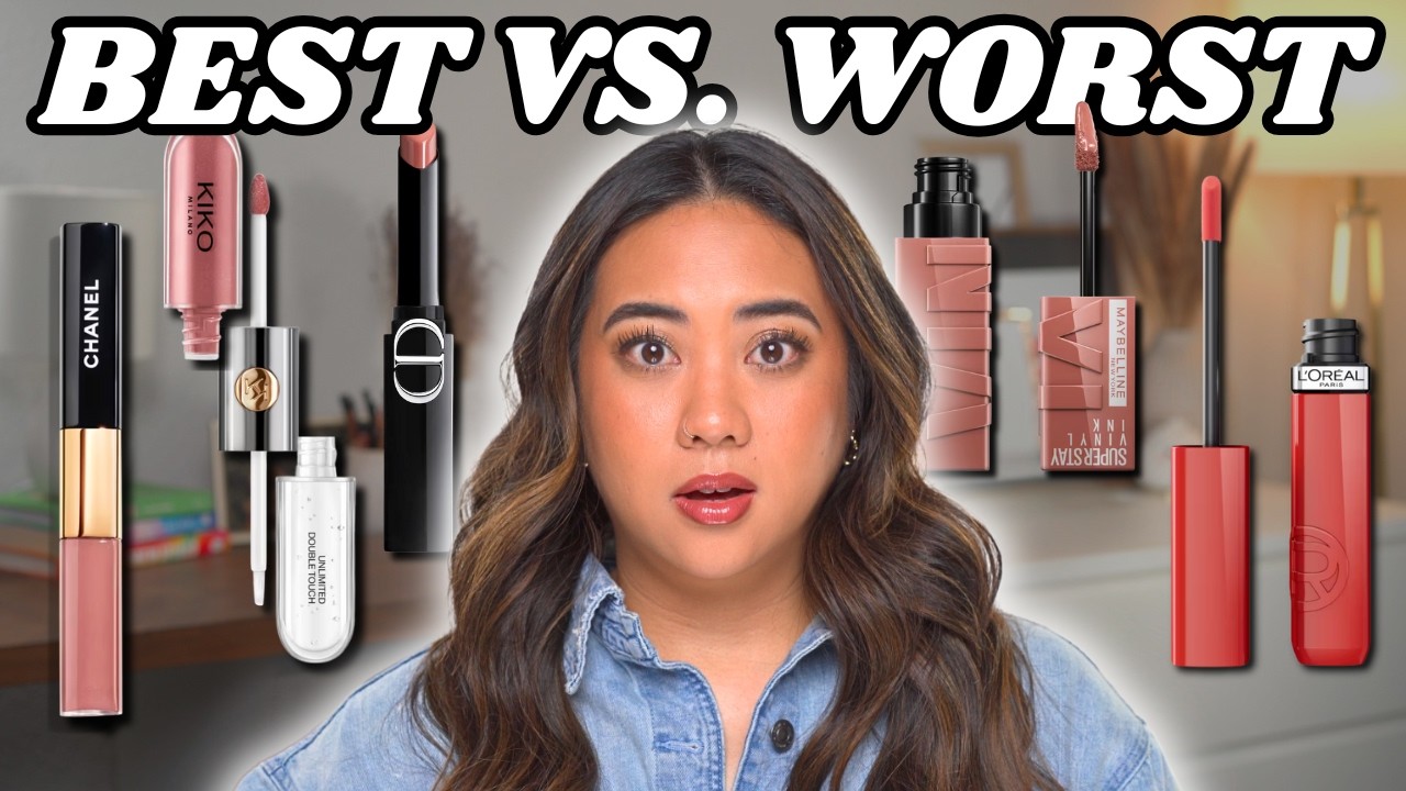 I tested every VIRAL long lasting glossy lipsticks and found the BEST one.