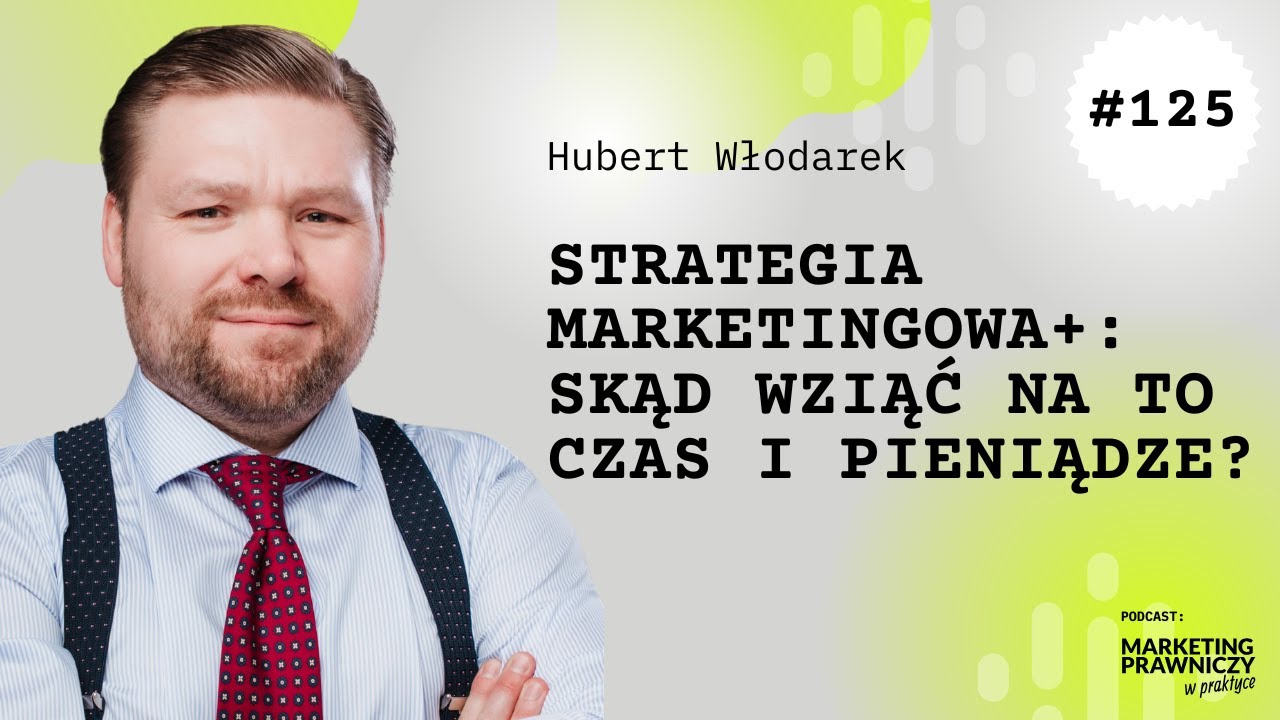 MPP#125 Strategia marketingowa+: Jak to zaplanować i skąd wziąć czas i pieniądze? - Hubert Włodarek