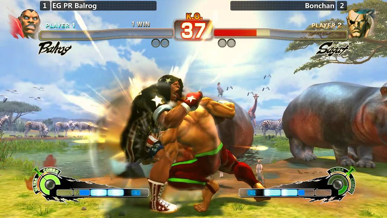 USF4 @ EVO 2015 Red Bull Salty Suite - EG PR Balrog vs Bonchan [720p/60fps]