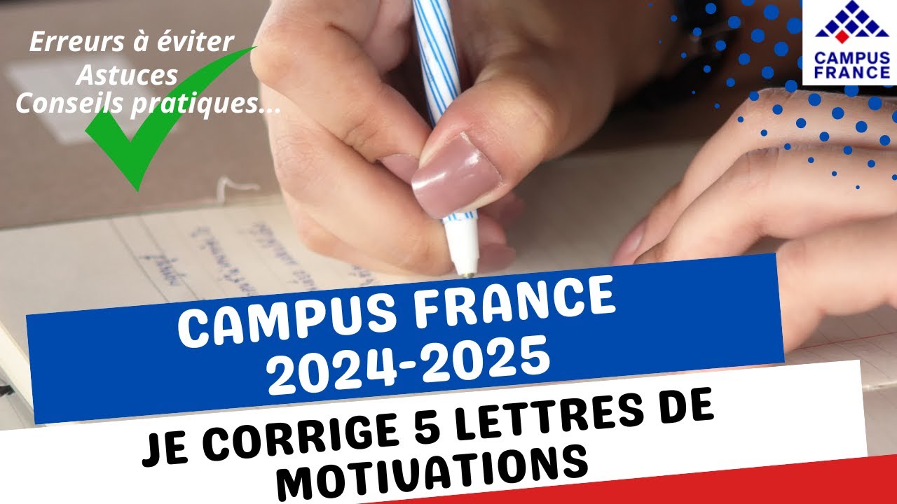 Comment rédiger la  LETTRE DE MOTIVATION 