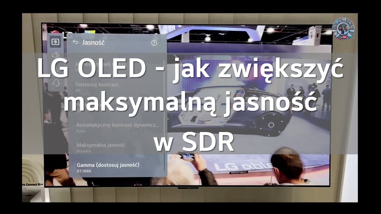 LG OLED Jak zwiększyć maksymalną jasność w SDR