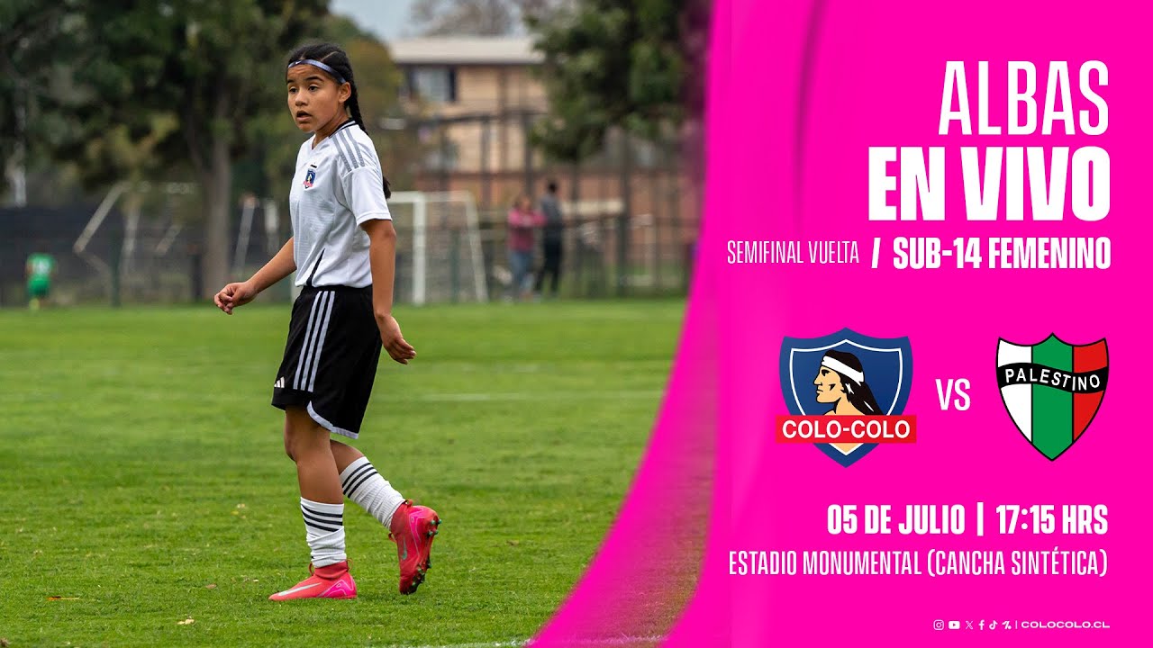 FÚTBOL EN VIVO Sub 14 | Colo-Colo vs Palestino #LigaFemenina