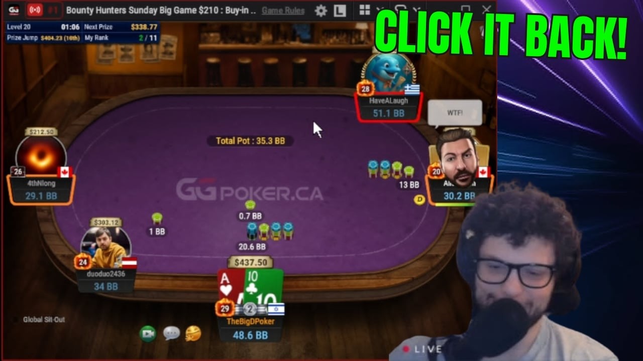 5-BET BLUFFING in the $210 Big Game!
