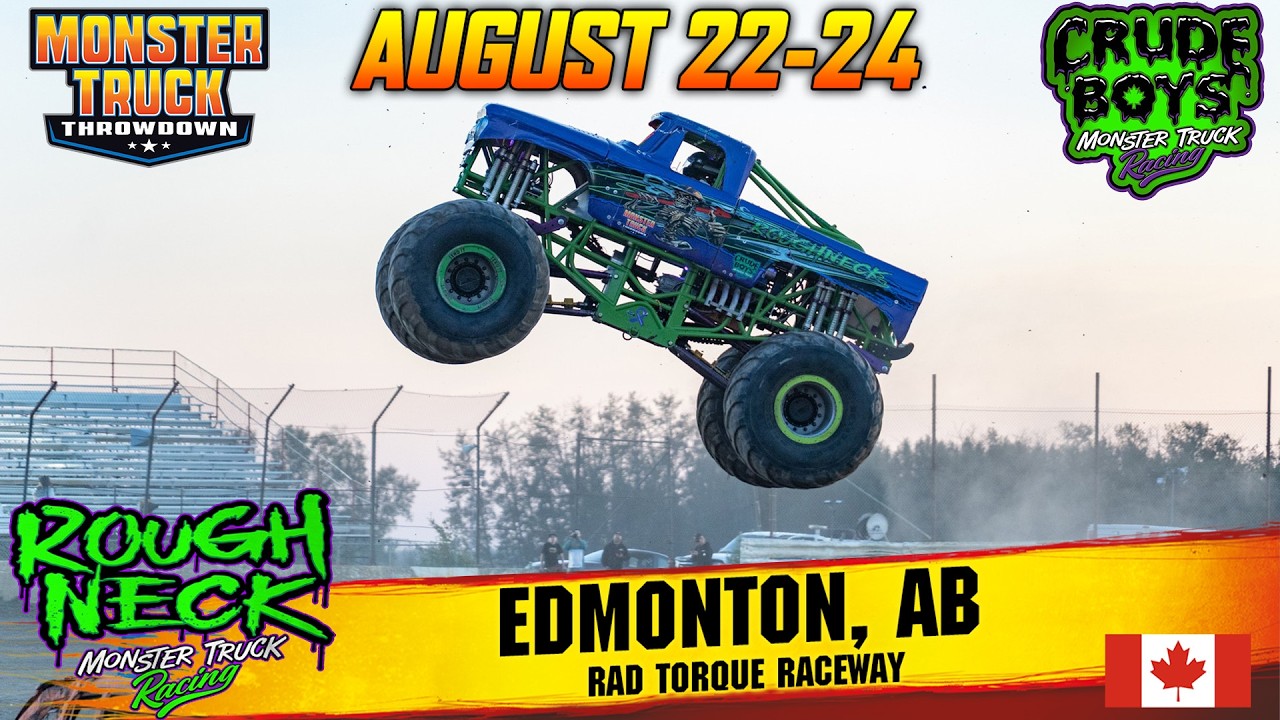 Roughneck Monster Truck Throwdown RAD Torque Raceway 2025