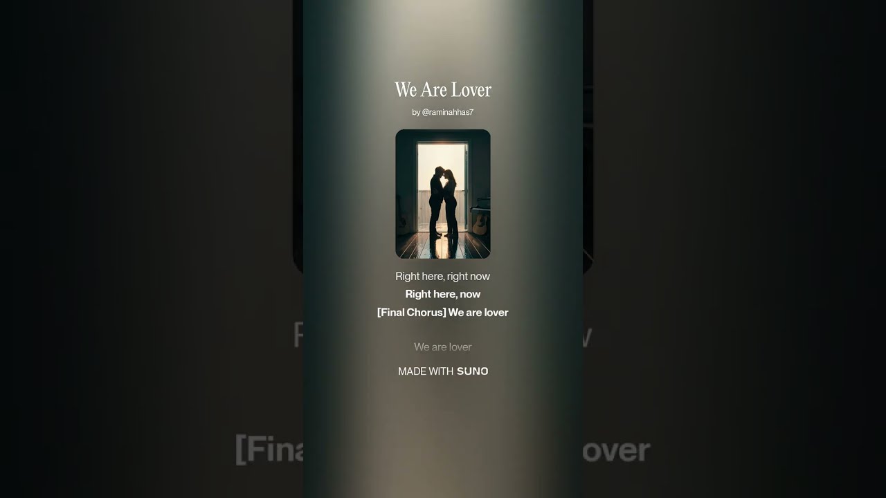 We Are Lovers &ndash; Emotional AI Song | SoulWave