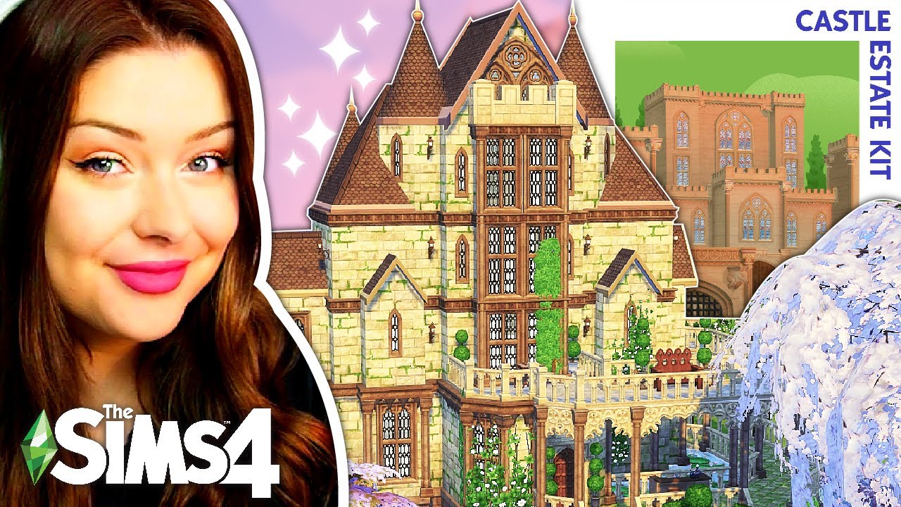 Building a MASSIVE Castle With the NEW Sims 4 Castle Estate Kit