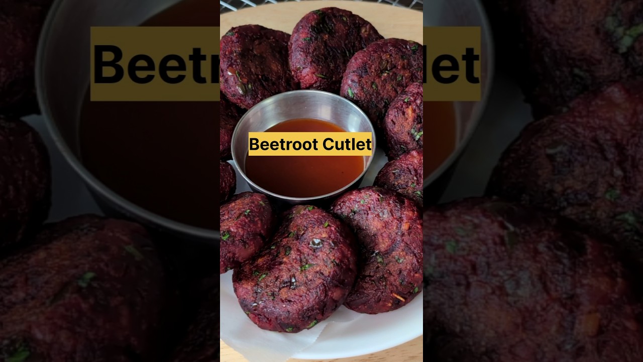 Beetroot Cutlet recipe 