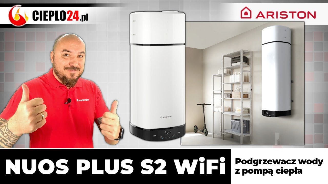 Nowość od Ariston: Nuos Plus S2 Wi-Fif- Podgrzewacz wody z ekologiczną pompą ciepła | cieplo24.pl