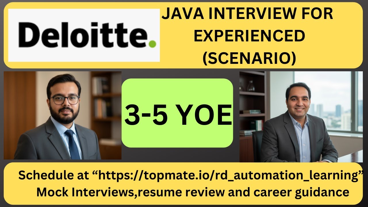 Deloitte Java Interview Questions | Core Java Interview Questions