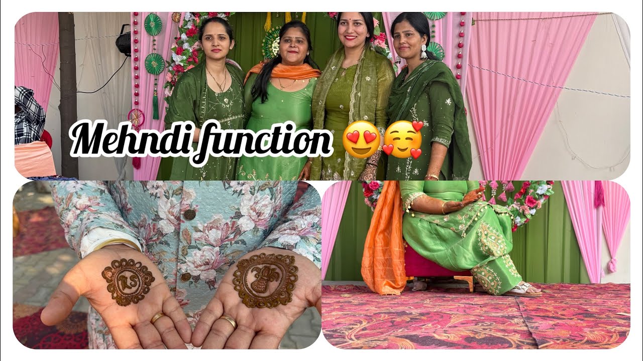 Mehndi function 🥰😍 bina dj dance😅😍