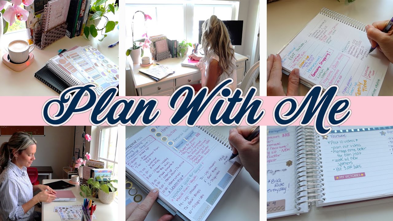 NEW✨PLAN WITH ME AS A HOMEMAKER AND HOMESCHOOL PLANNING AUGUST 2025