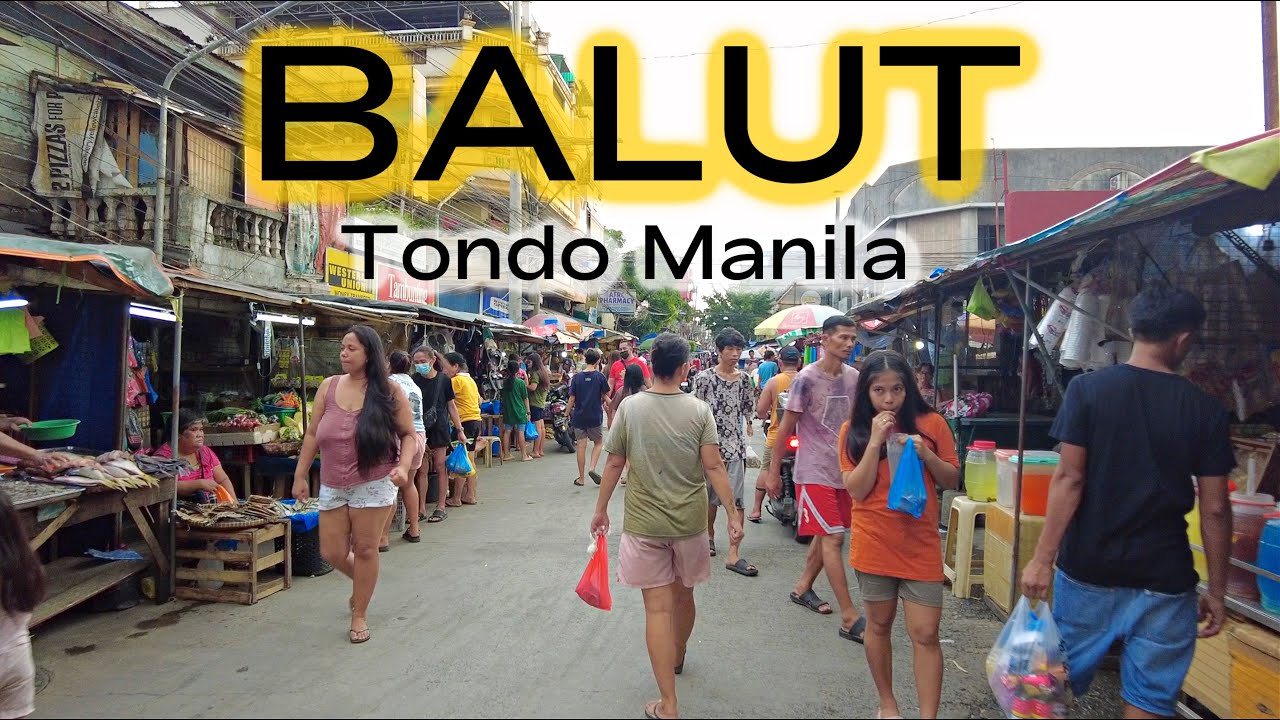 Walking BALUT Tondo Manila Philippines