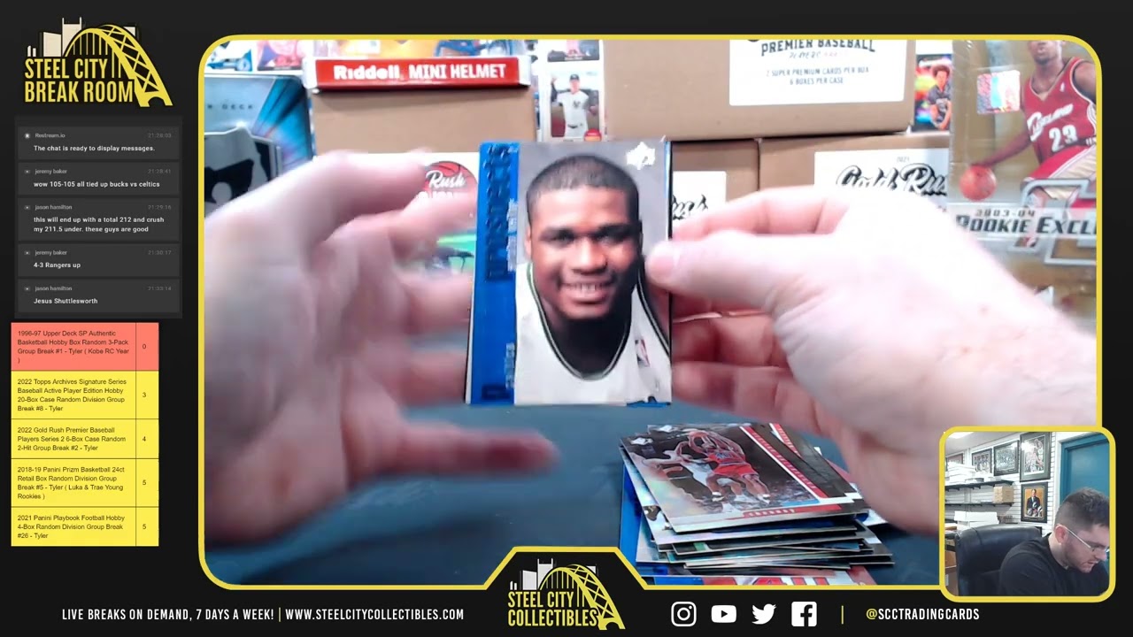 1996-97 Upper Deck SP Authentic Basketball Hobby Box Random 3-Pack Group Break #1 - Tyler