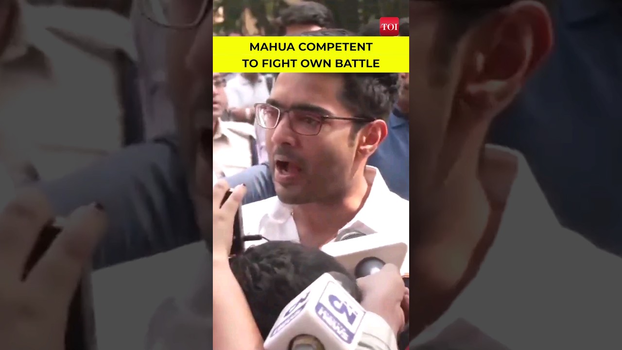 ‘Mahua Moitra is competent enough to fight her battle on her own’: Abhishek Banerjee