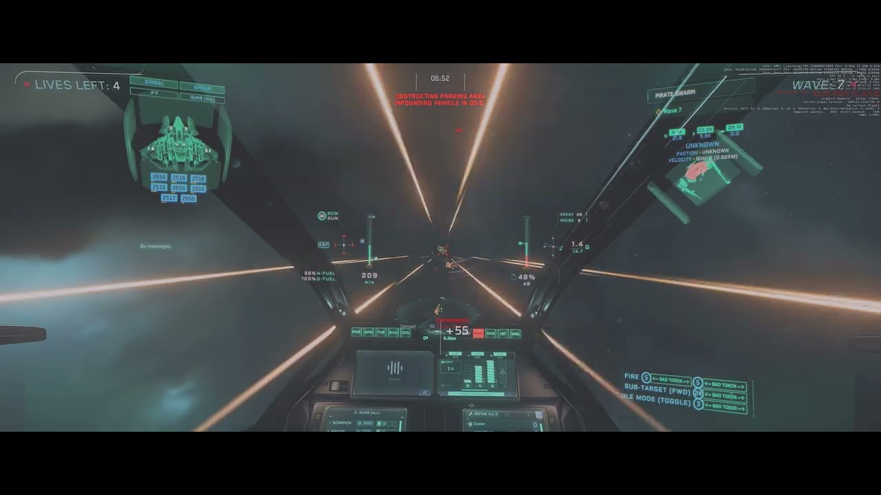Star Citizen 4.5 F8C  Pirate Swarm  #starcitizen  #f8c