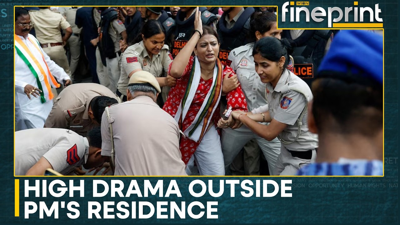 CJP Protests: Rahul & Priyanka Gandhi Protest Outside Prime Minister's Residence | WION Fineprint