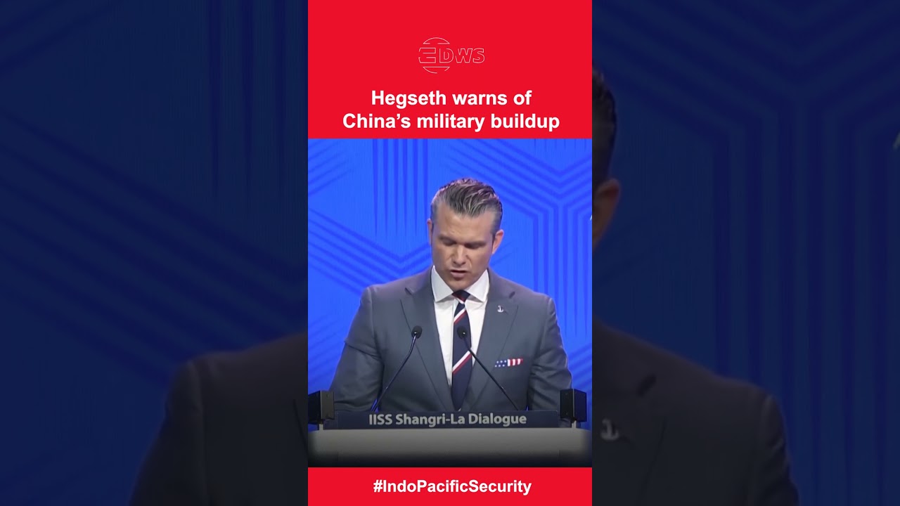 Hegseth Urges Asian Allies to Counter China&rsquo;s Regional Growing Military Power | DWS News | AC1I