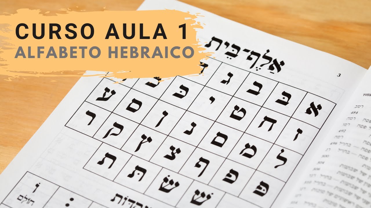 Alfabeto hebraico - Aula 1