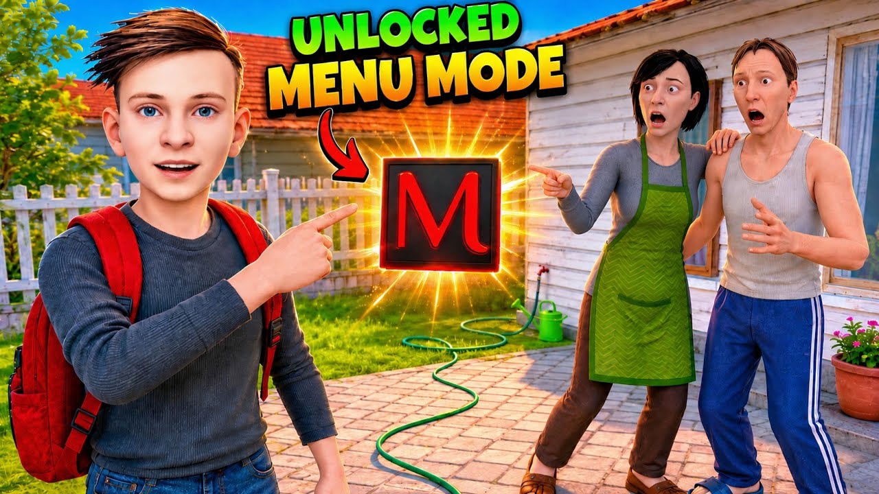 I Completed All Endings To Unlock Menu Mode in Schoolboy Runaway Stealth 