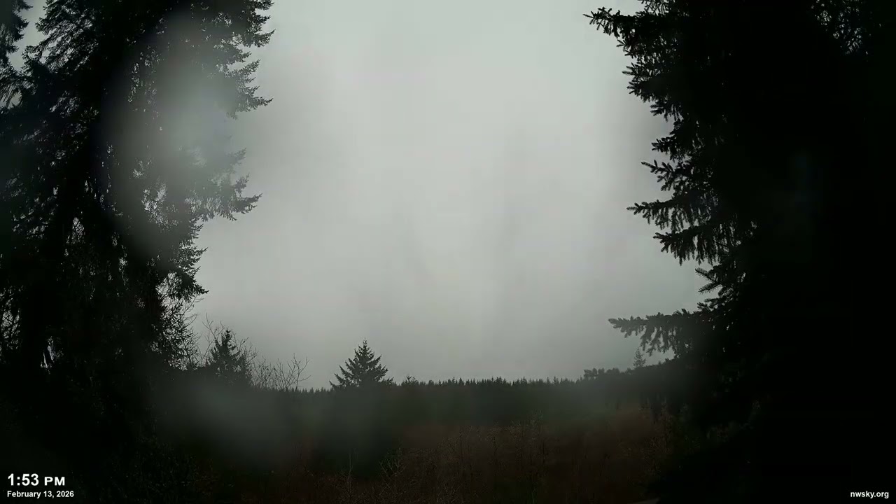 February 13, 2026 - Cloudy Pacific Northwest Skyscape Timelapse Video | 4K 60fps