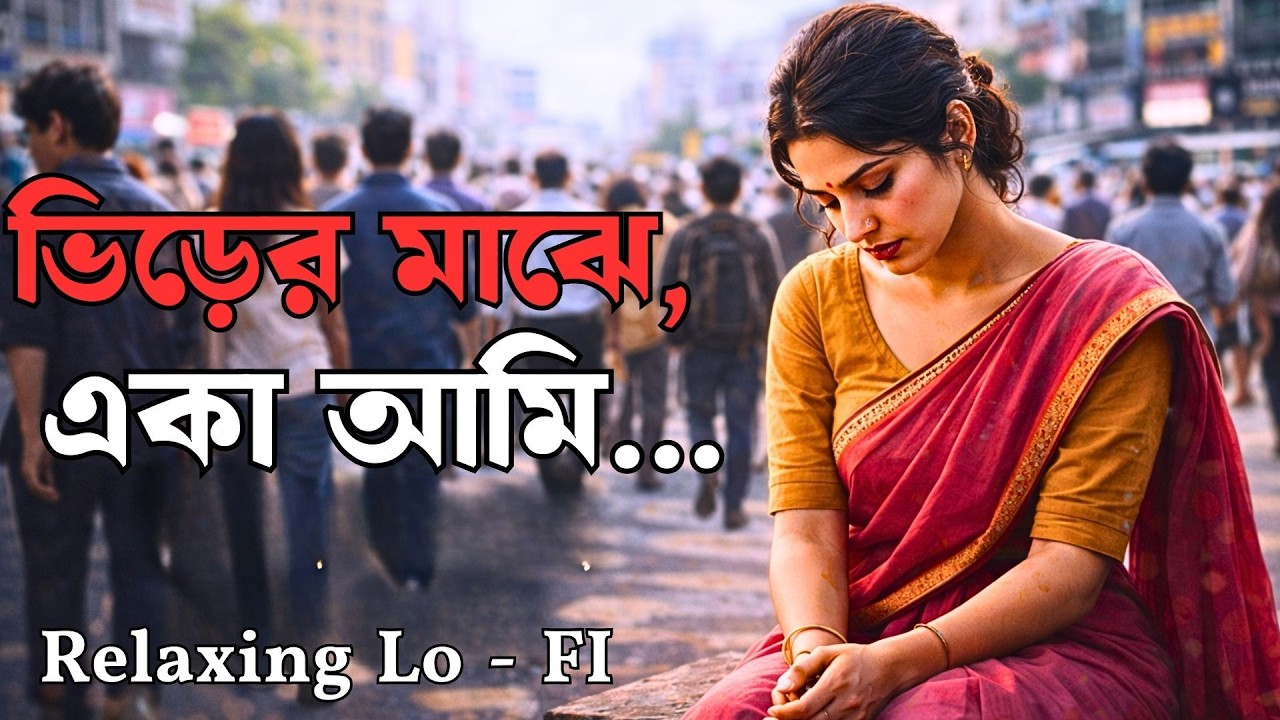 ভিড়ের মাঝে একা আমি | Sad Romantic Bengali Song | Emotional Love Story Song