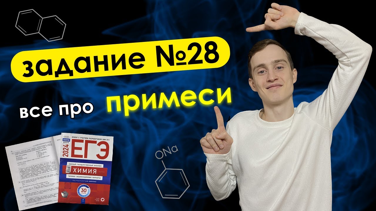 28 задание из ЕГЭ по химии за 20 минут + практика | Химия ЕГЭ | примеси