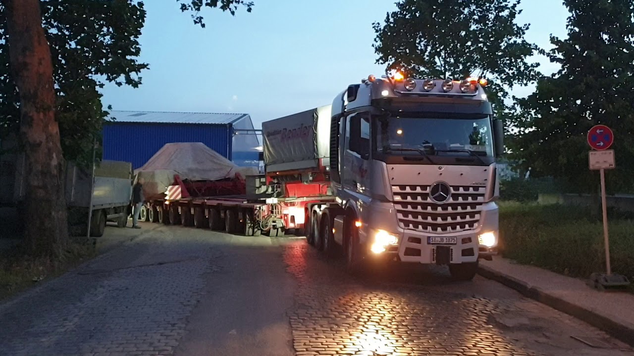 Schwertransport Siefert/Gelsenkirchen mach Meinerzhagen