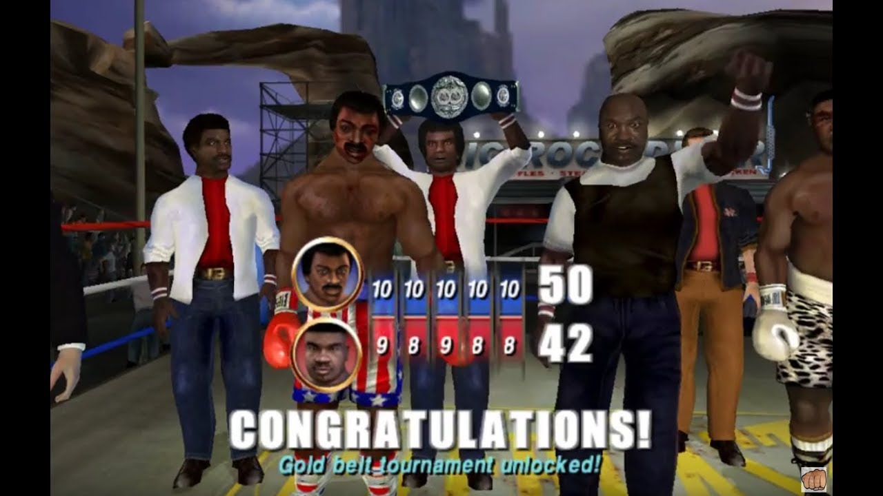 Rocky 2002 (Gamecube) Silver Knockout Tournament - Longplay