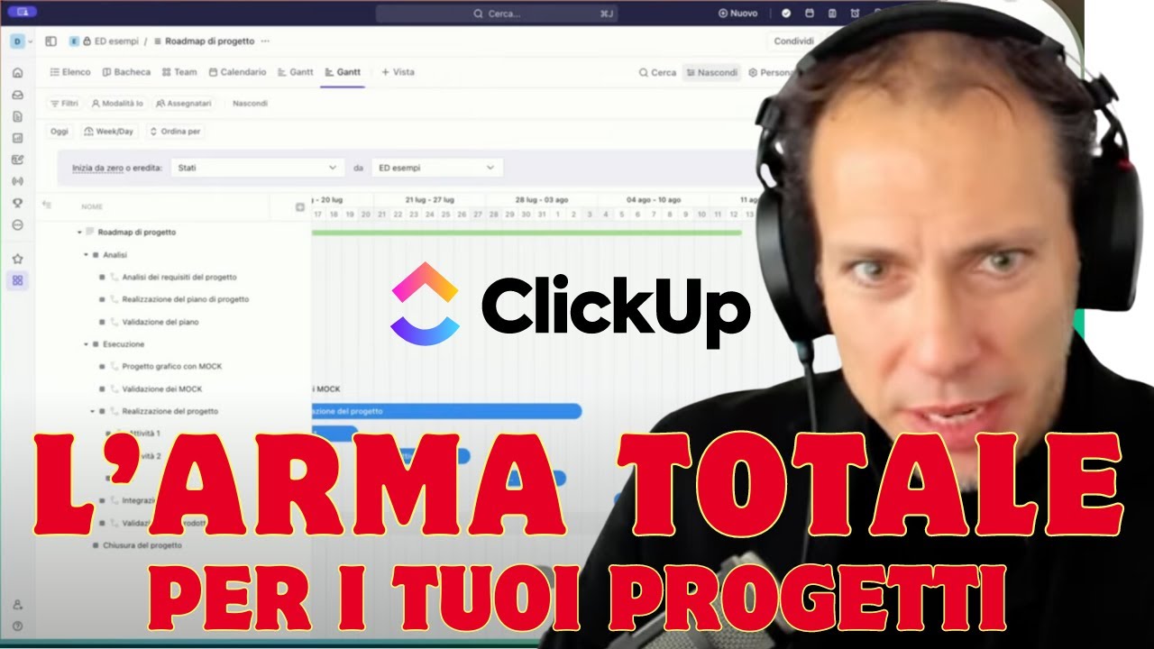 GANTT con ClickUp: la pianificazione dei progetti definitiva