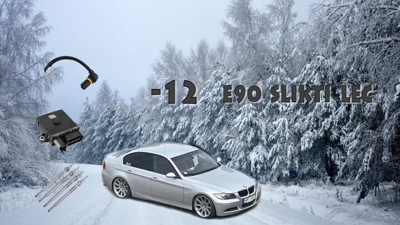 Kāpēc E90 slikti lec mīnus grādos?
