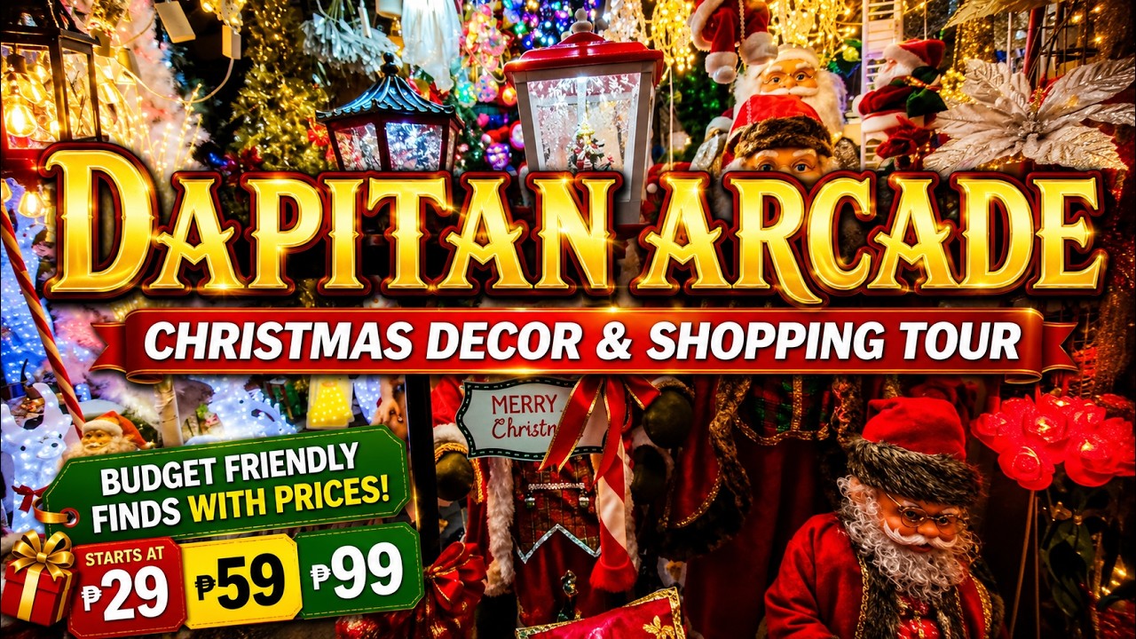 Dapitan Arcade & Tiangge Budget Friendly Finds Christmas Decor Shopping and Tour with prices 2024 |