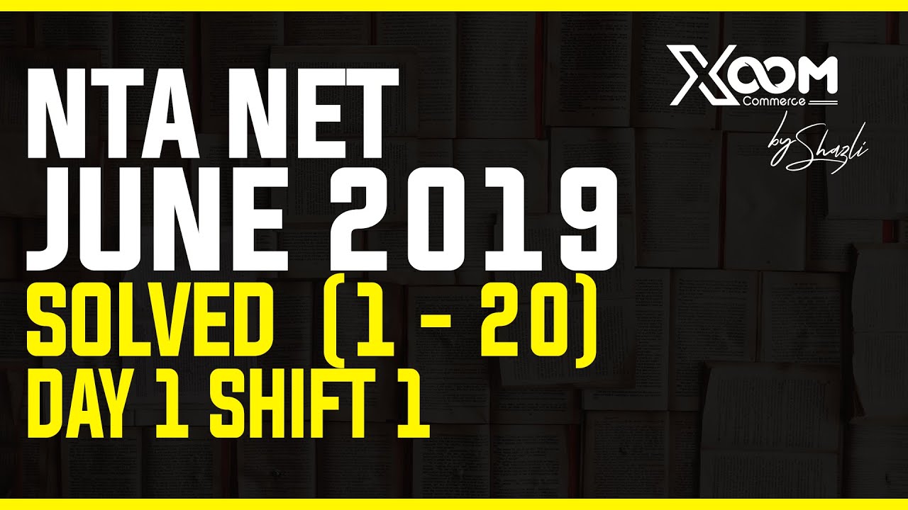 Nta Net  Paper 1 June 2019 Solved | Day 1 Shift 1|| 8948156741 || Part 1