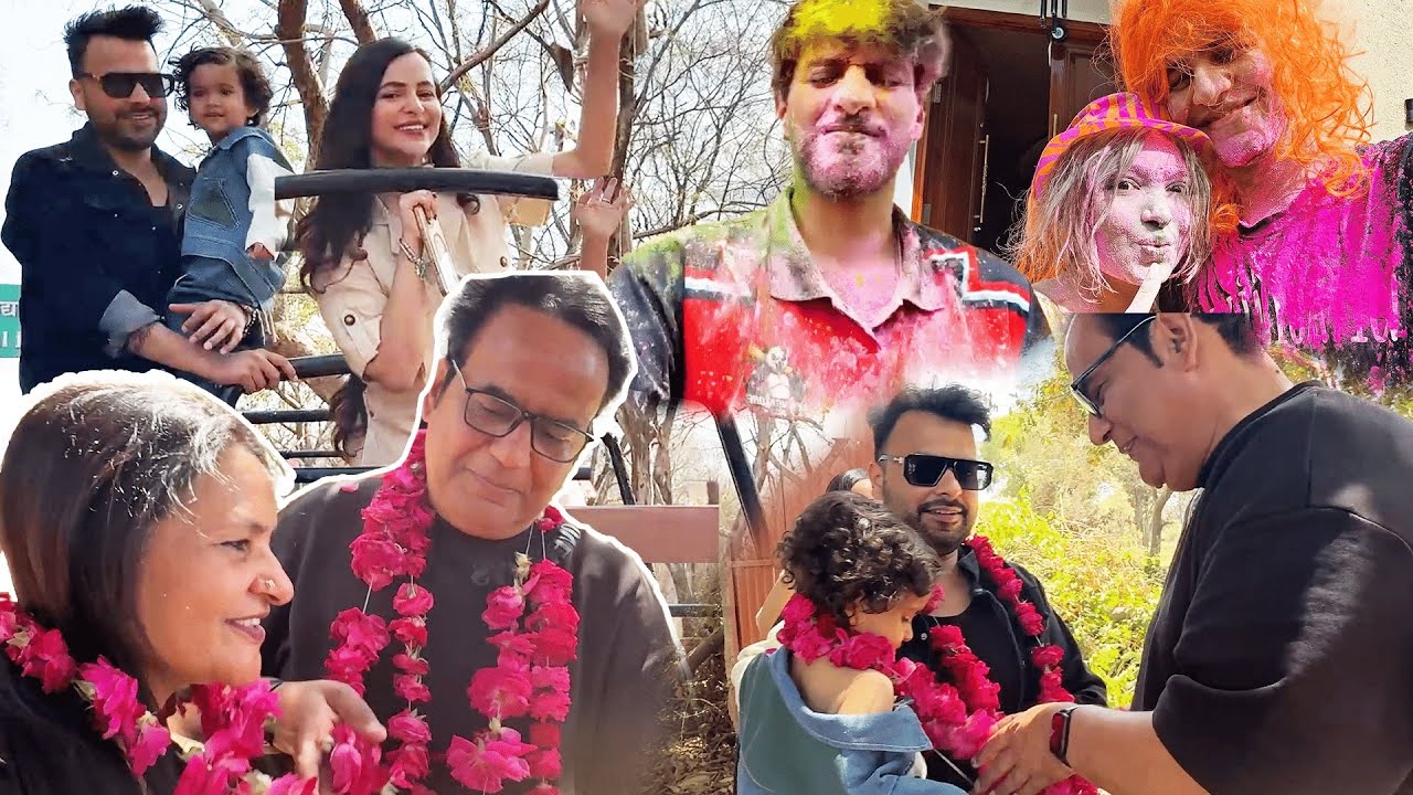 Nischay and Ruchika ki Holi celebration 🎉