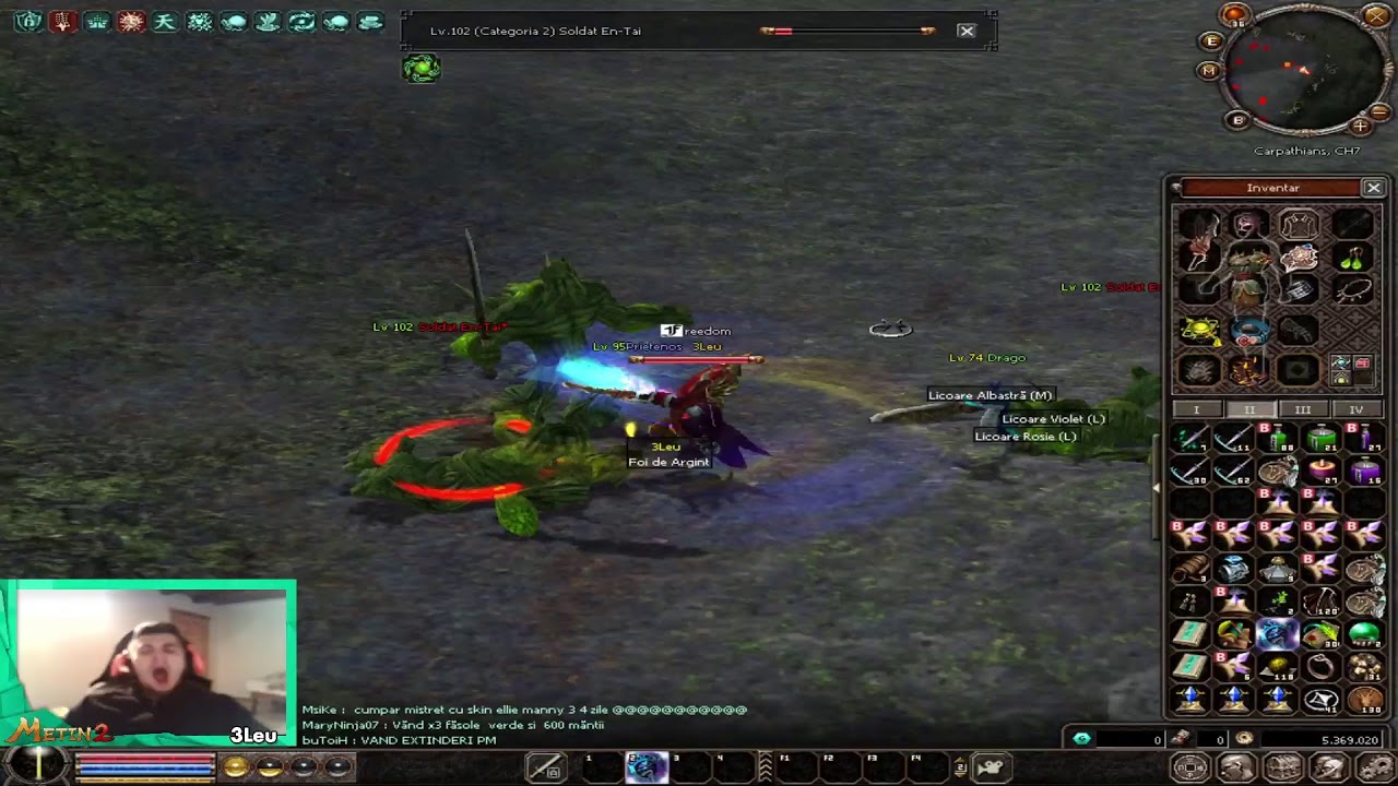 METIN2 RO CARPATHIANS **** FARM FERMECATA- DROP VRAJESTE OBIECT (B)