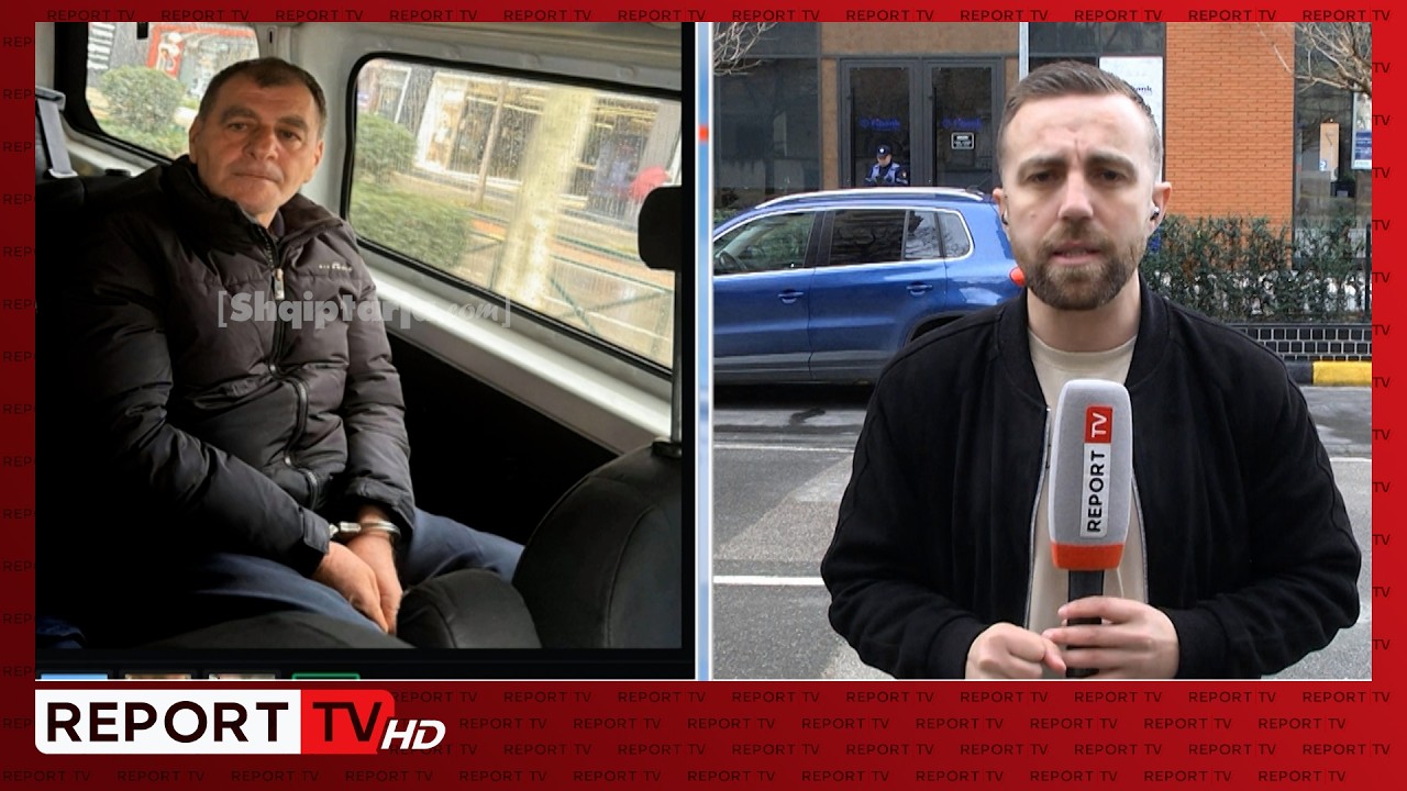 Grabiti 20 mijë euro, por u kap nga policia, Report Tv siguron FOTON e autorit në makinën e policisë