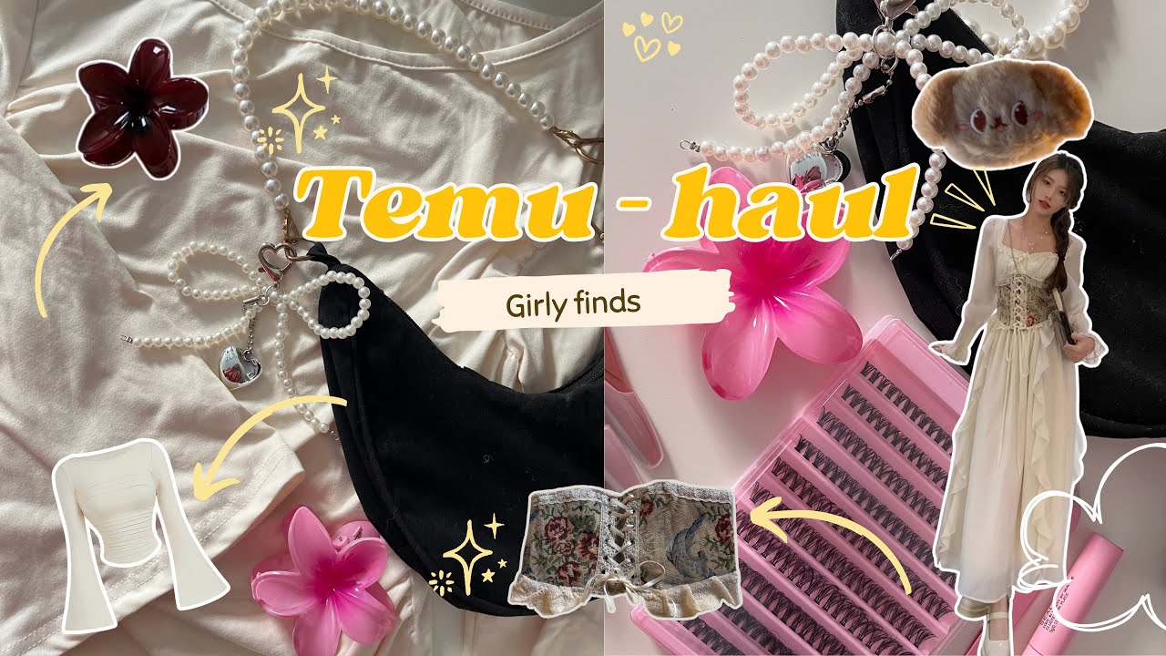 Temu Girly Finds🌸✨| What i ordered and What i got😨| Fairy Dress, Pinterest Finds & More🎀🩰