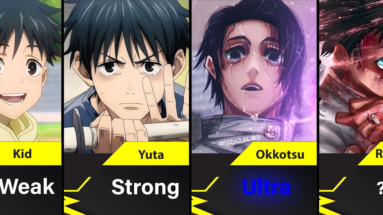 Evolution of Yuta Okkotsu in Jujutsu Kaisen