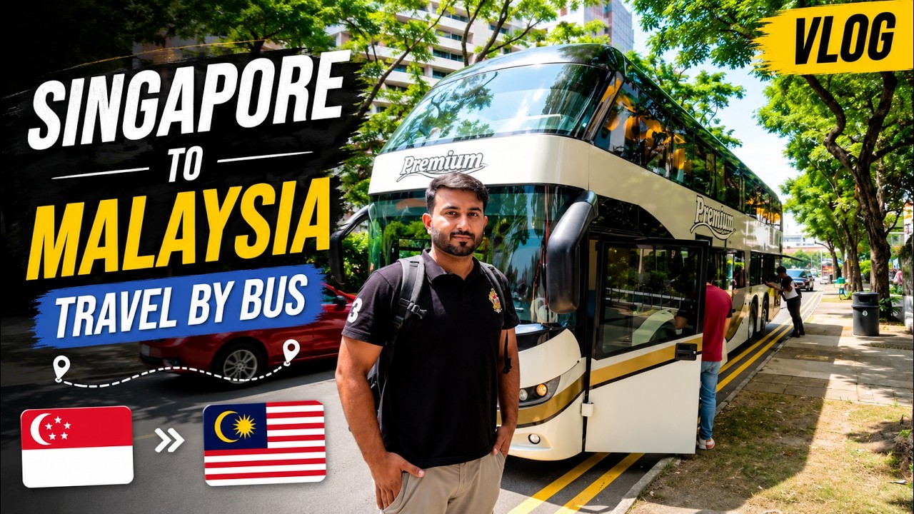 Singapore To Malaysia By Bus Budget Travel | Cheap Travel Singapore to Malaysia by Bus | Just in 30$
