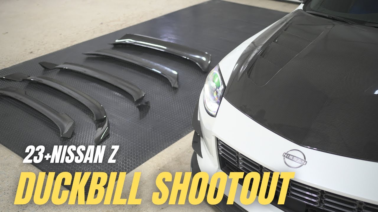23+ Nissan Z Carbon Duck Bill Spoiler Shoot Out! | JDMuscle