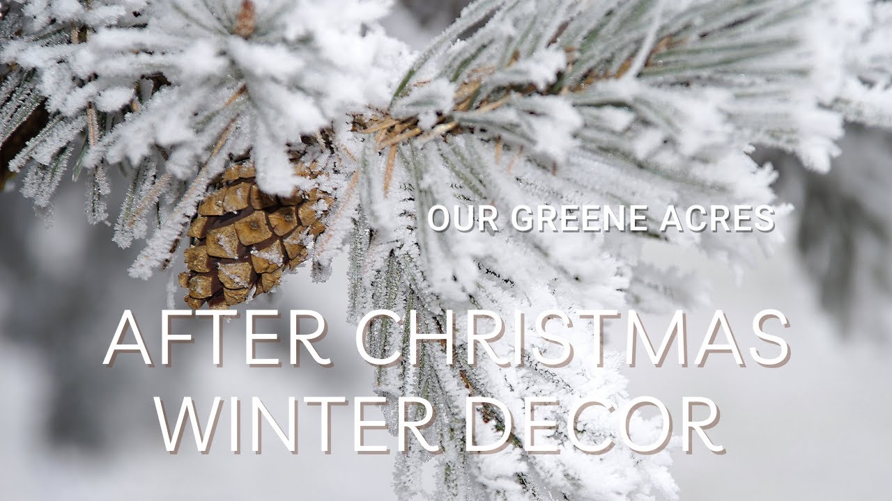 12 AFTER CHRISTMAS WINTER DIY DECOR IDEAS! SHABBY FARMHOUSE COTTAGE STYLE