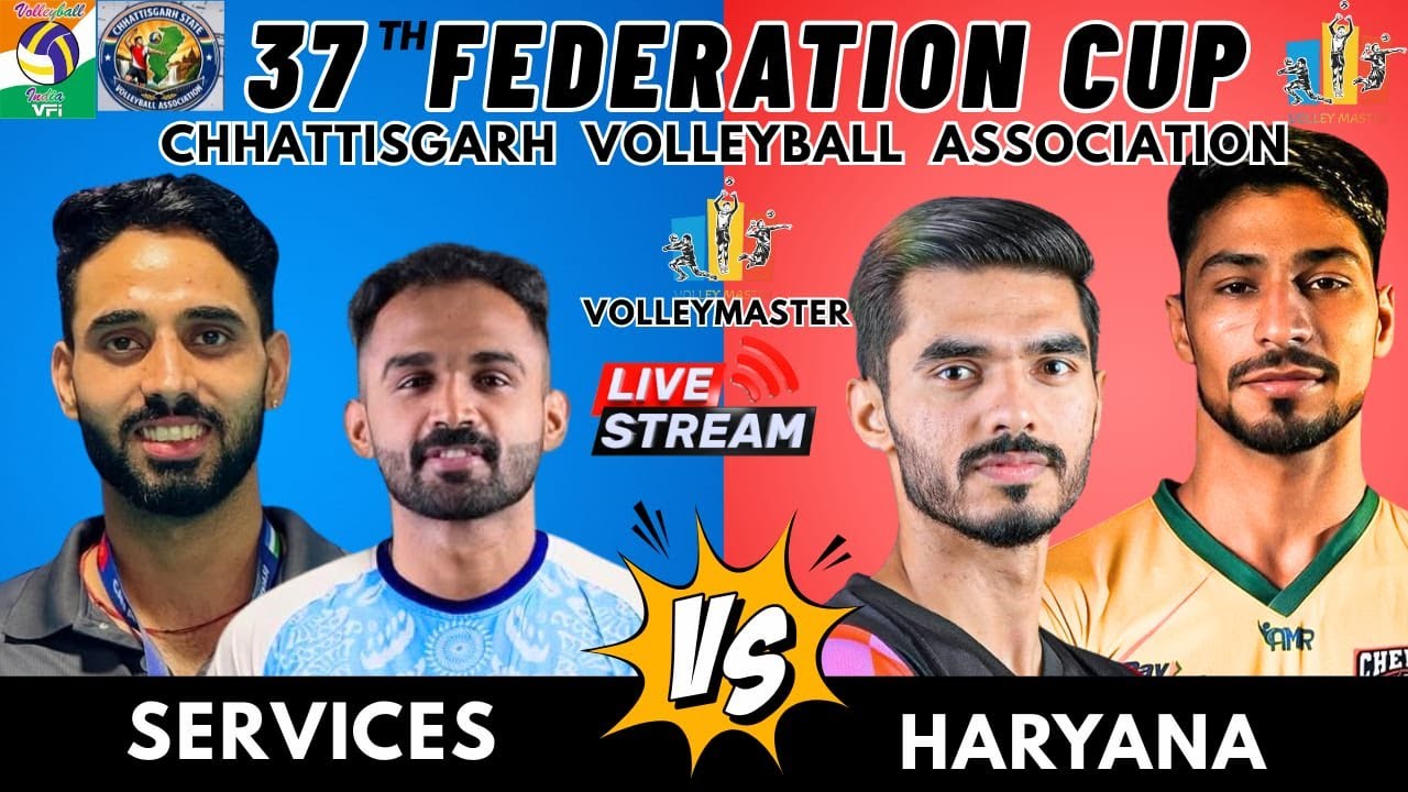 DAY-2|MEN| SERVICES VS HARYANA | 37TH FEDERATION CUP ,RAIPUR CHHATTISGARH.