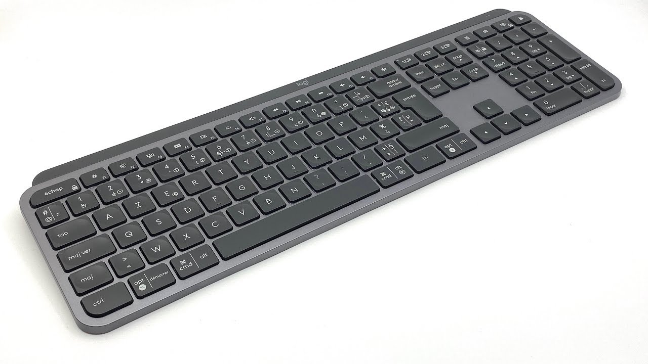 Logitech MX Keys Plus, Advanced Wireless Illuminated Keyboard & Palm Rest (Graphite) Unboxing