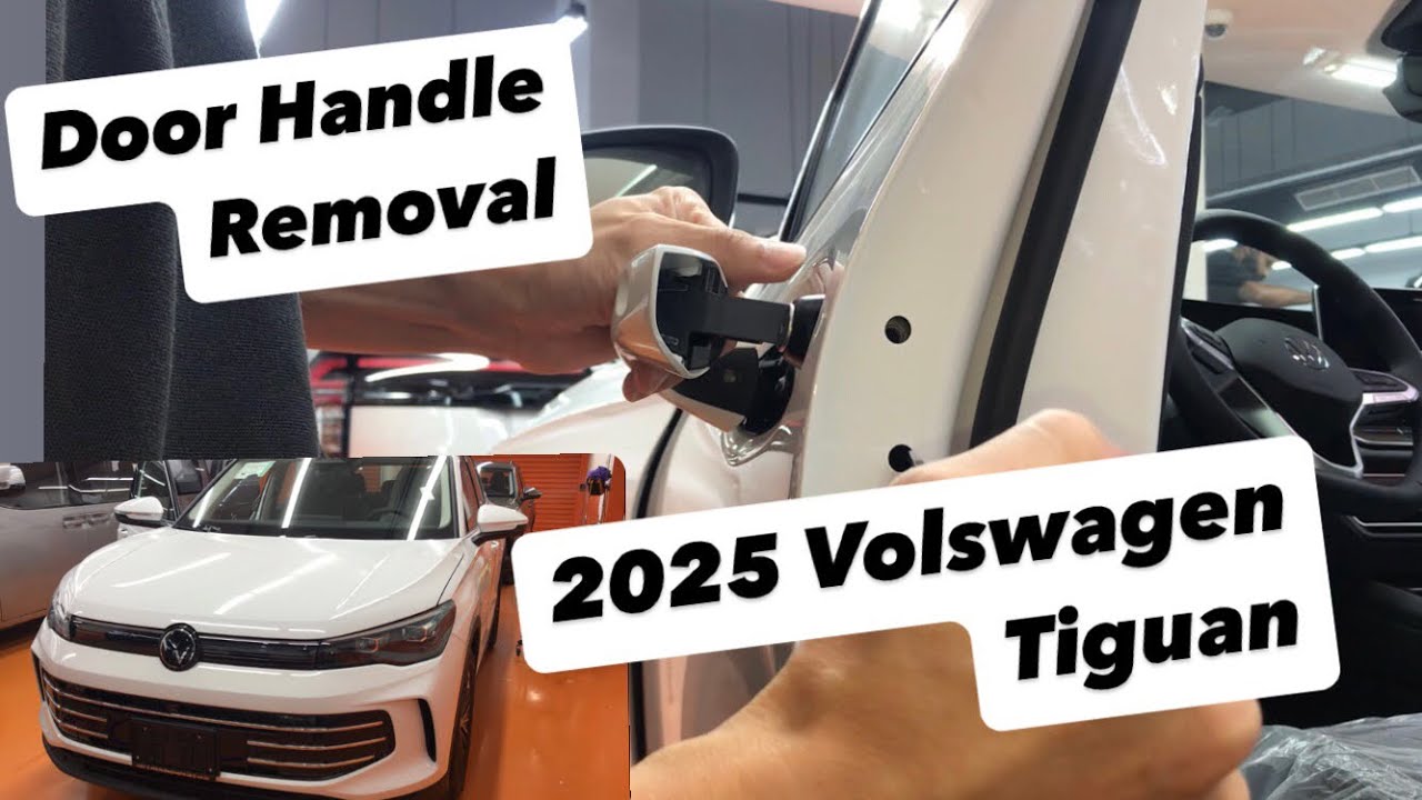 Volkswagen Tiguan 2025 года &mdash; снятие дверной ручки
