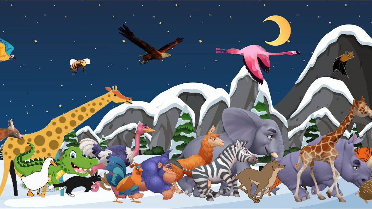 Animal Sounds Song 🐾 Santa’s Gift for Animals | Nursery Rhymes for Toddlers 🎶 Magical Christmas Song