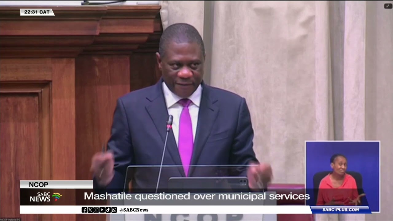 NCOP |  Mashatile questioned over municipal services