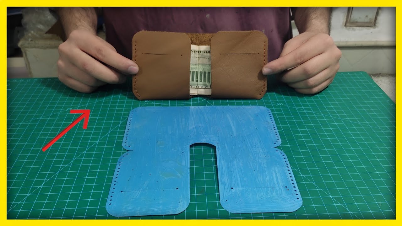 Minimalist Handmade Leather Wallet - Vertical Card Wallet Model