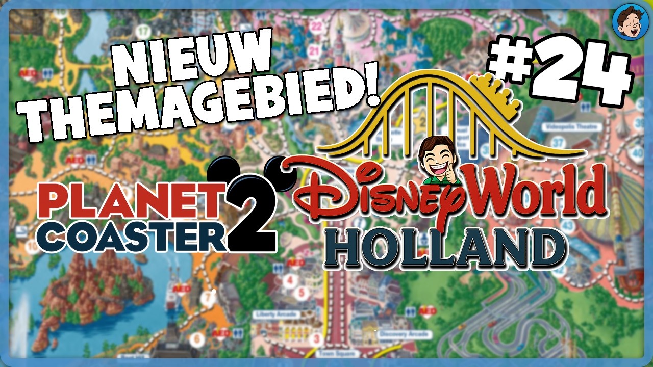IK BOUW EEN NIEUW THEMAGEBIED MET JULLIE IDEE&Euml;N! - PLANET COASTER 2 #24