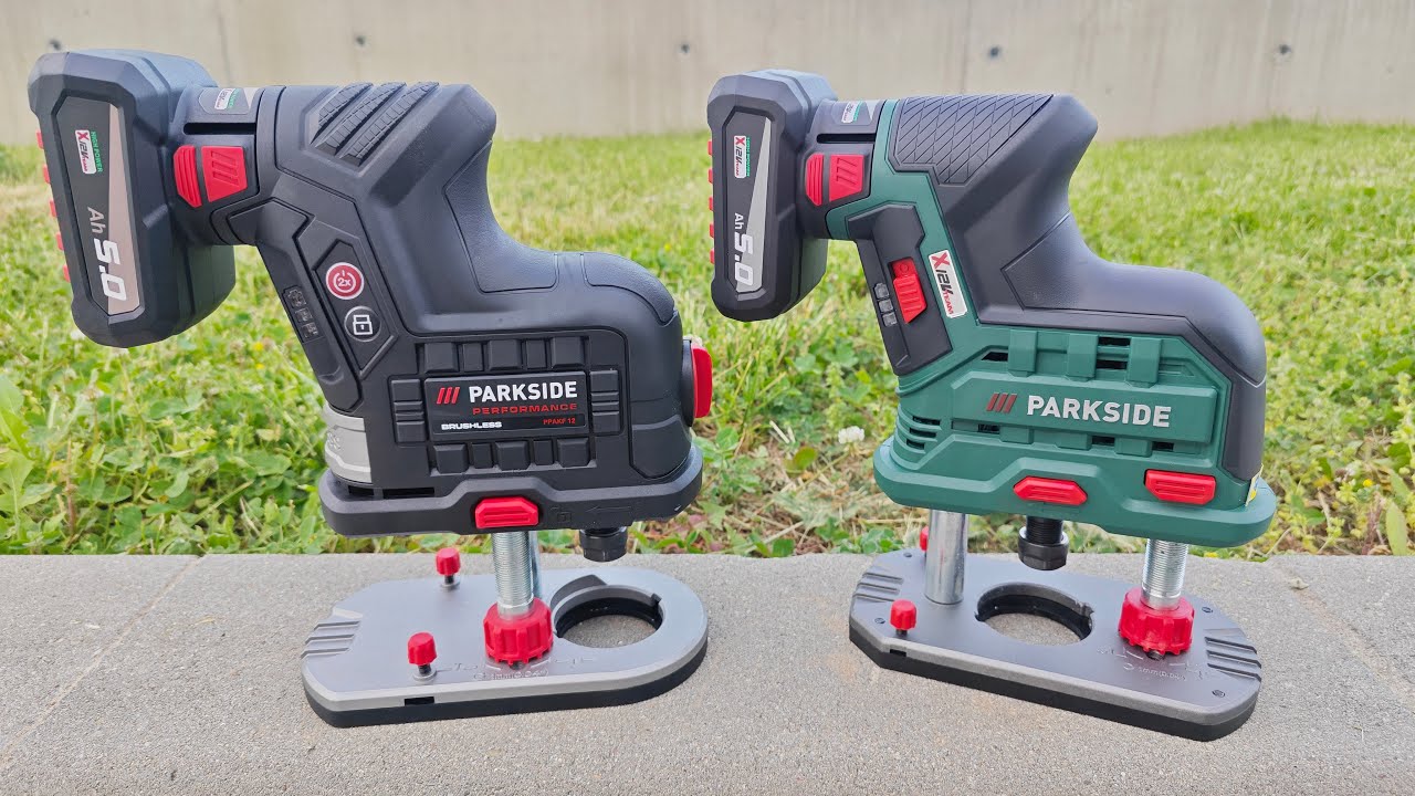 Parkside Performance Cordless Edge Router PPAKF 12 A1